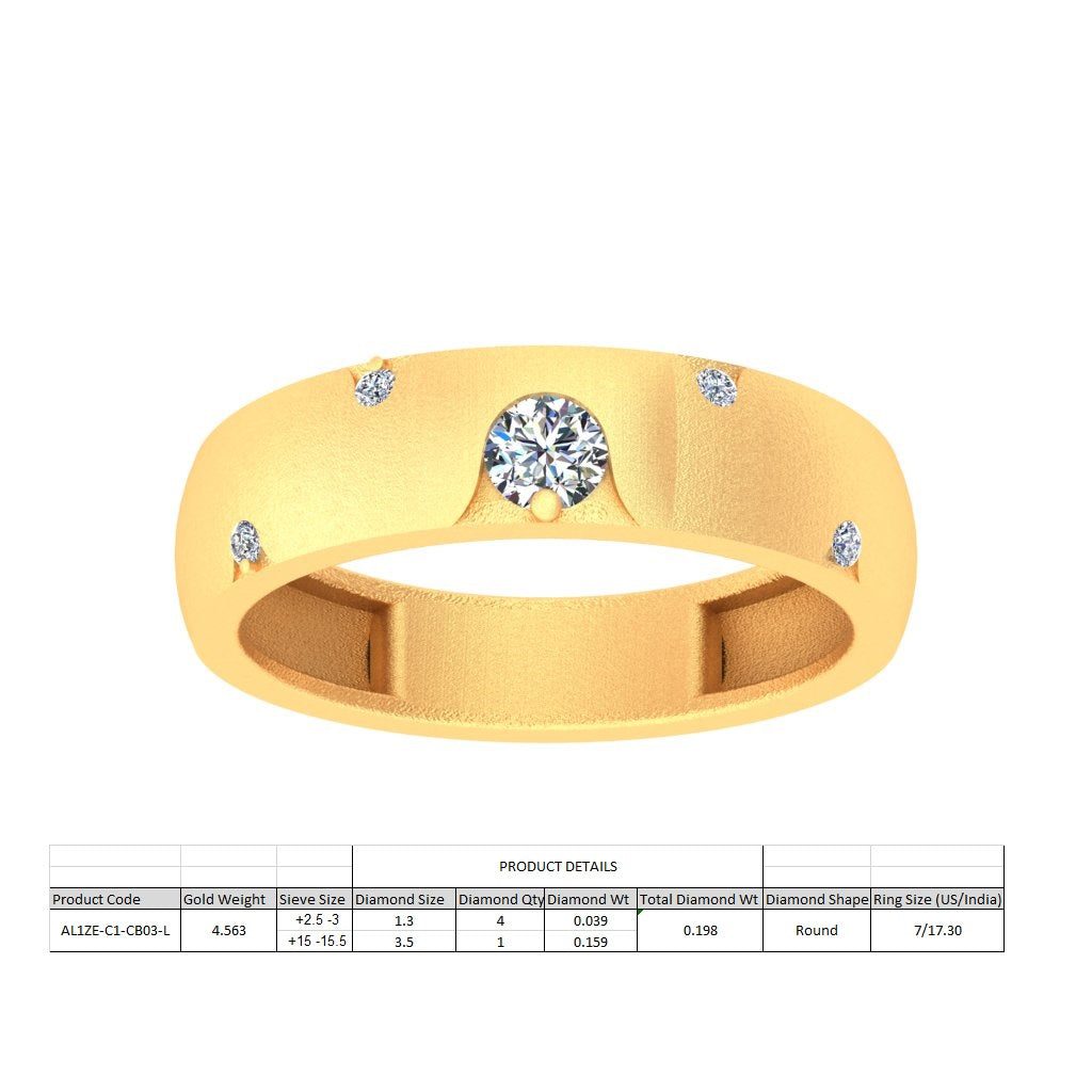 3D Jewelry Files Ring Model 3DM STL AL1ZE-C1-CB03-L