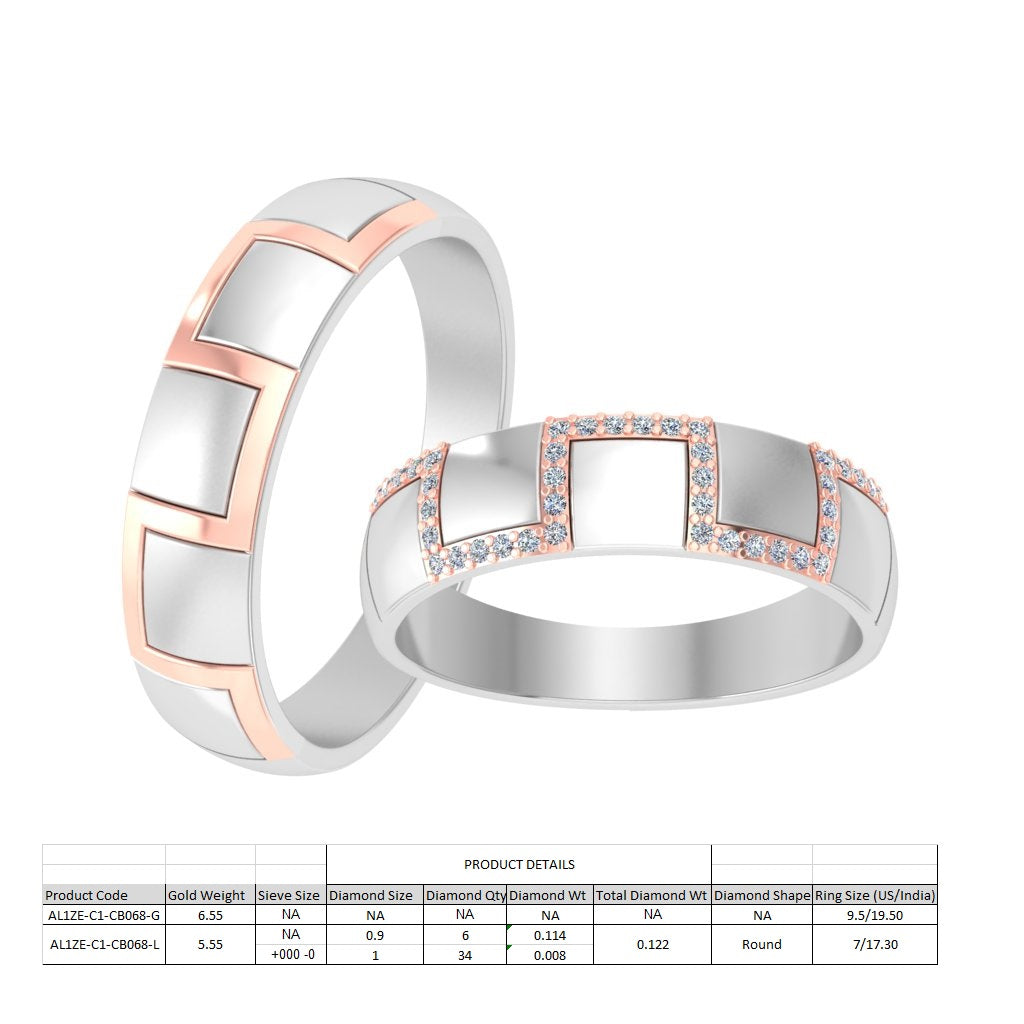 3D Jewelry Files Ring Model 3DM STL AL1ZE-C1-CB068