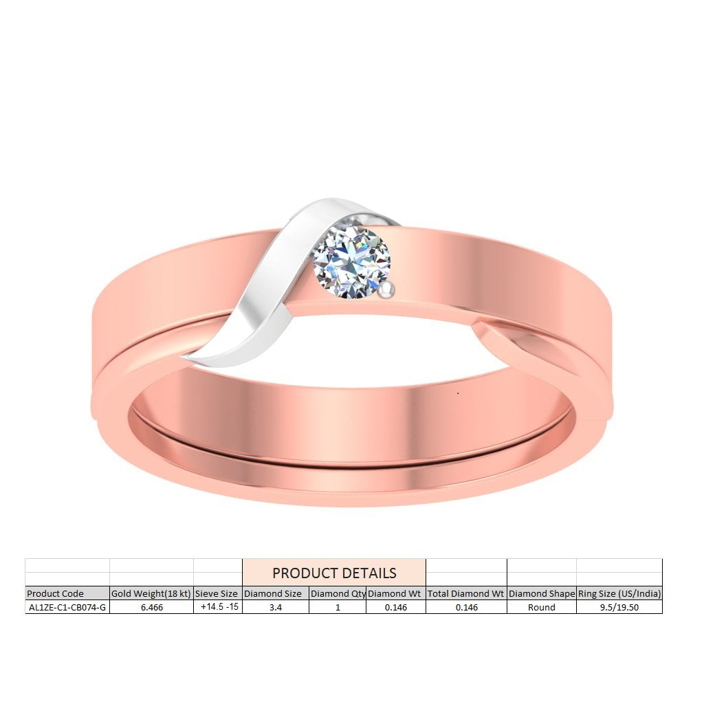 3D Jewelry Files Ring Model 3DM STL AL1ZE-C1-CB074