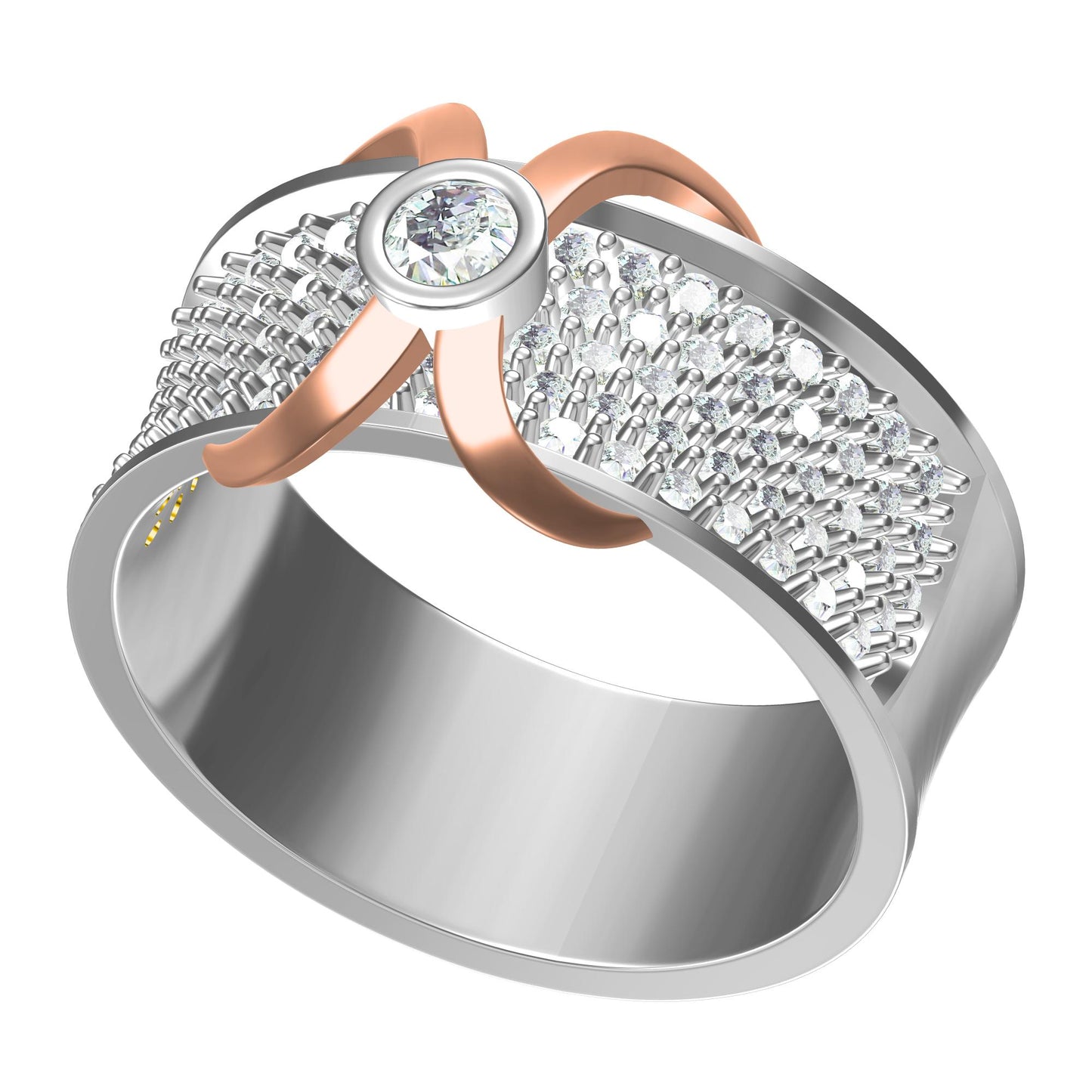 3D Ring Design Files Jewelry Models JCAD CR-0002M