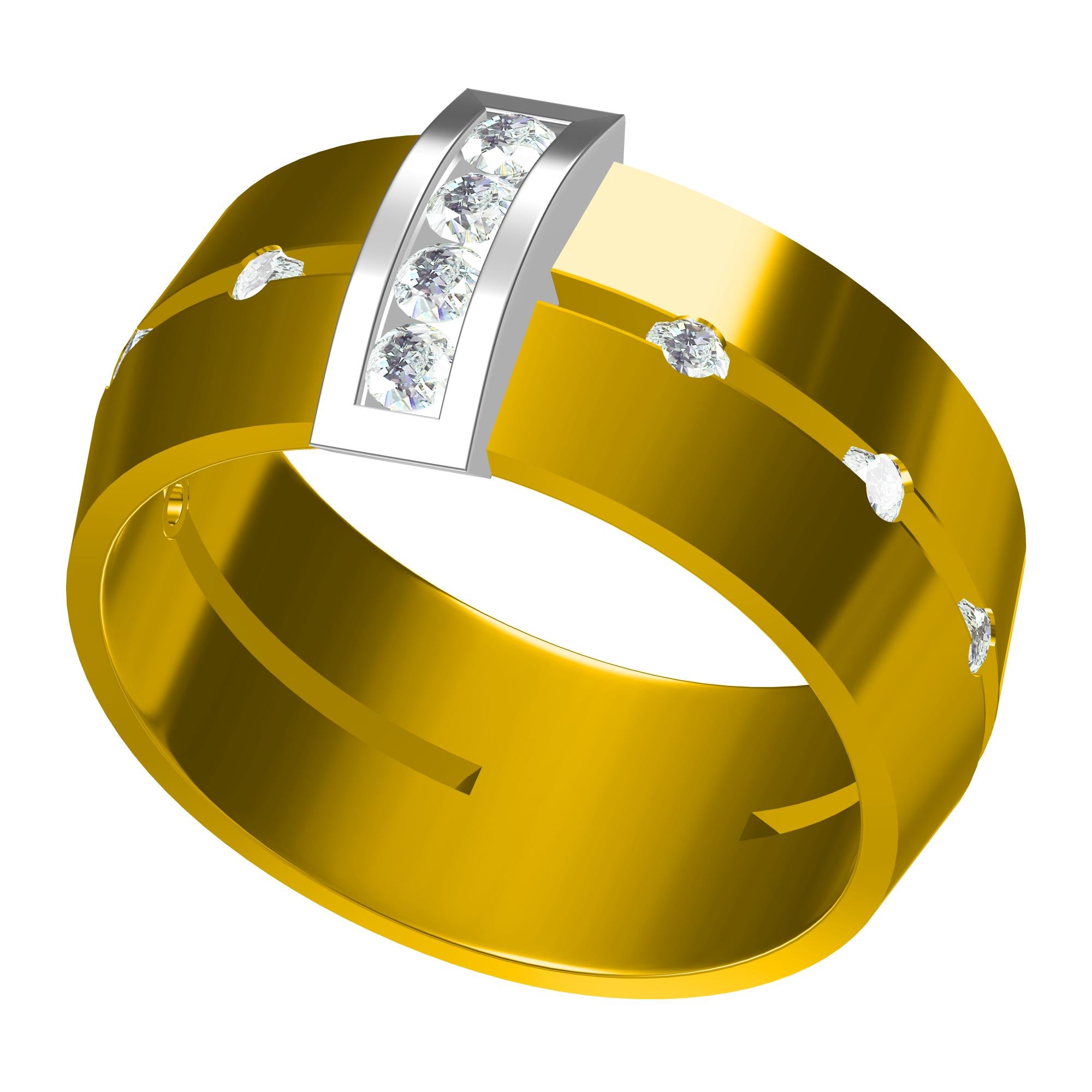 Free 3D Jewelry Design Ring Files JCAD CR-0004M – 3D Jewelry Models 