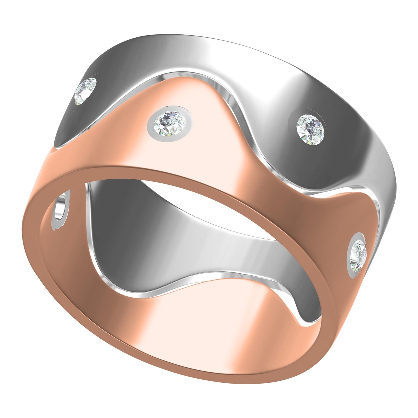 3D Ring Design Files Jewelry Models JCAD CR-0005M