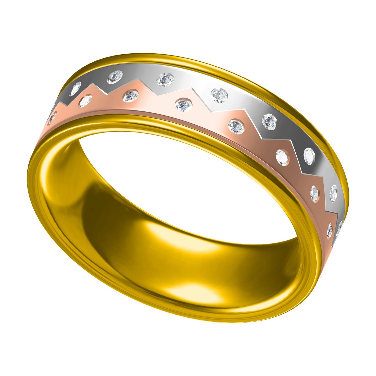Free 3D Jewelry Design Ring Files JCAD CR-00012M
