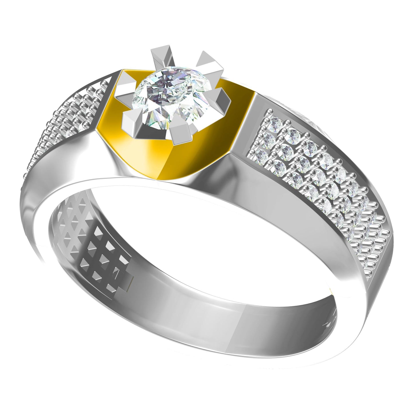 3D Ring Design Files Jewelry Models JCAD CR-0027M