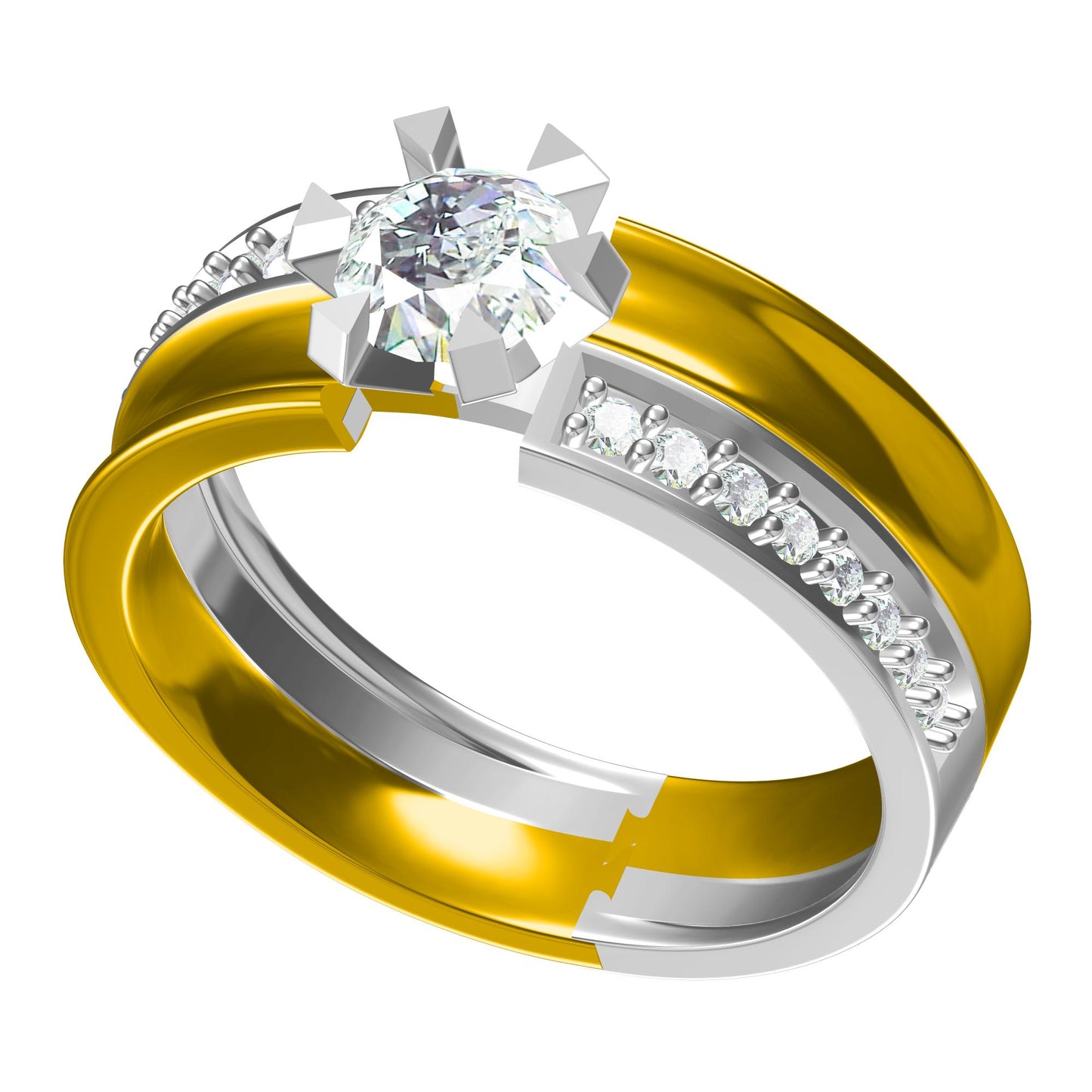 3D Ring Design Files Jewelry Models JCAD CR-0029M