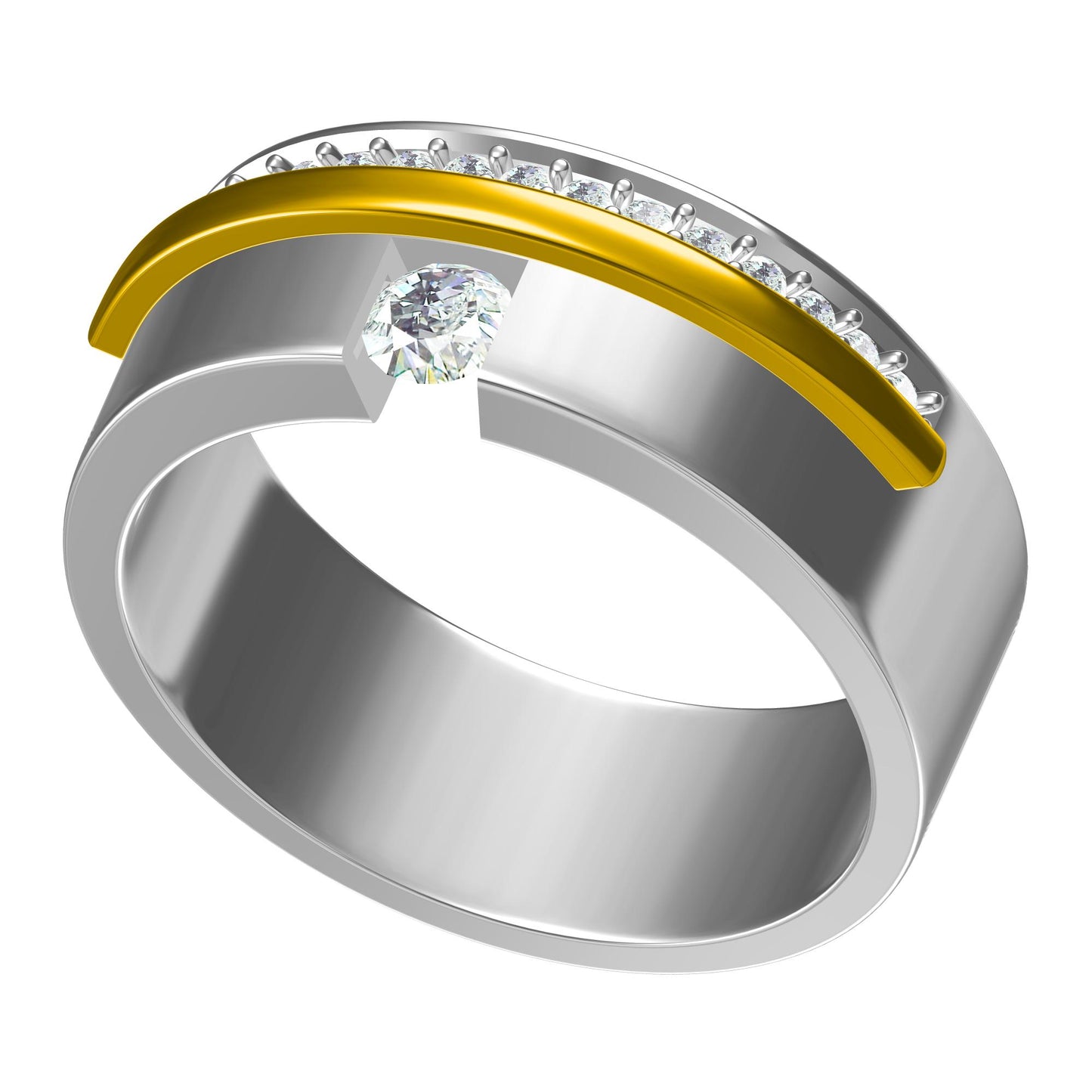 Free 3D Jewelry Design Ring Files JCAD CR-0034M