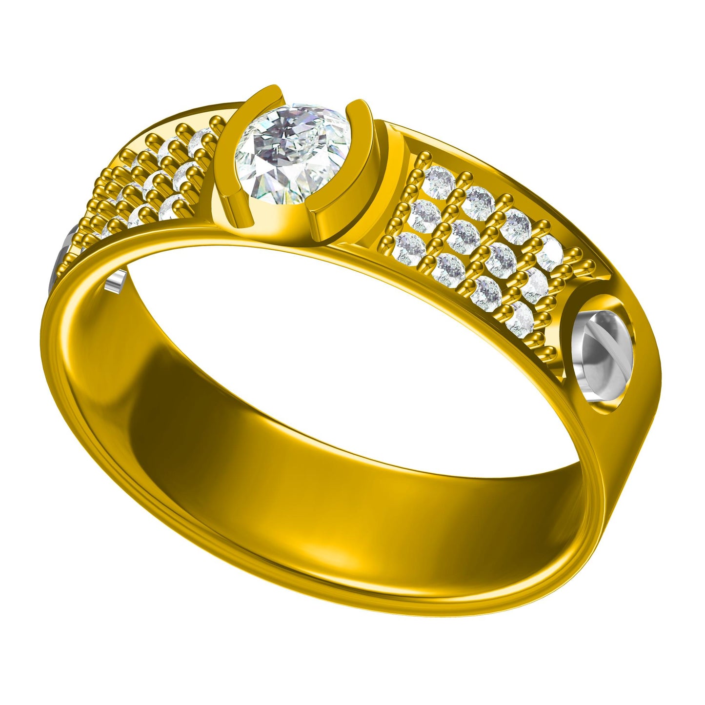 3D Jewelry Design Ring Files JCAD CR-0043M