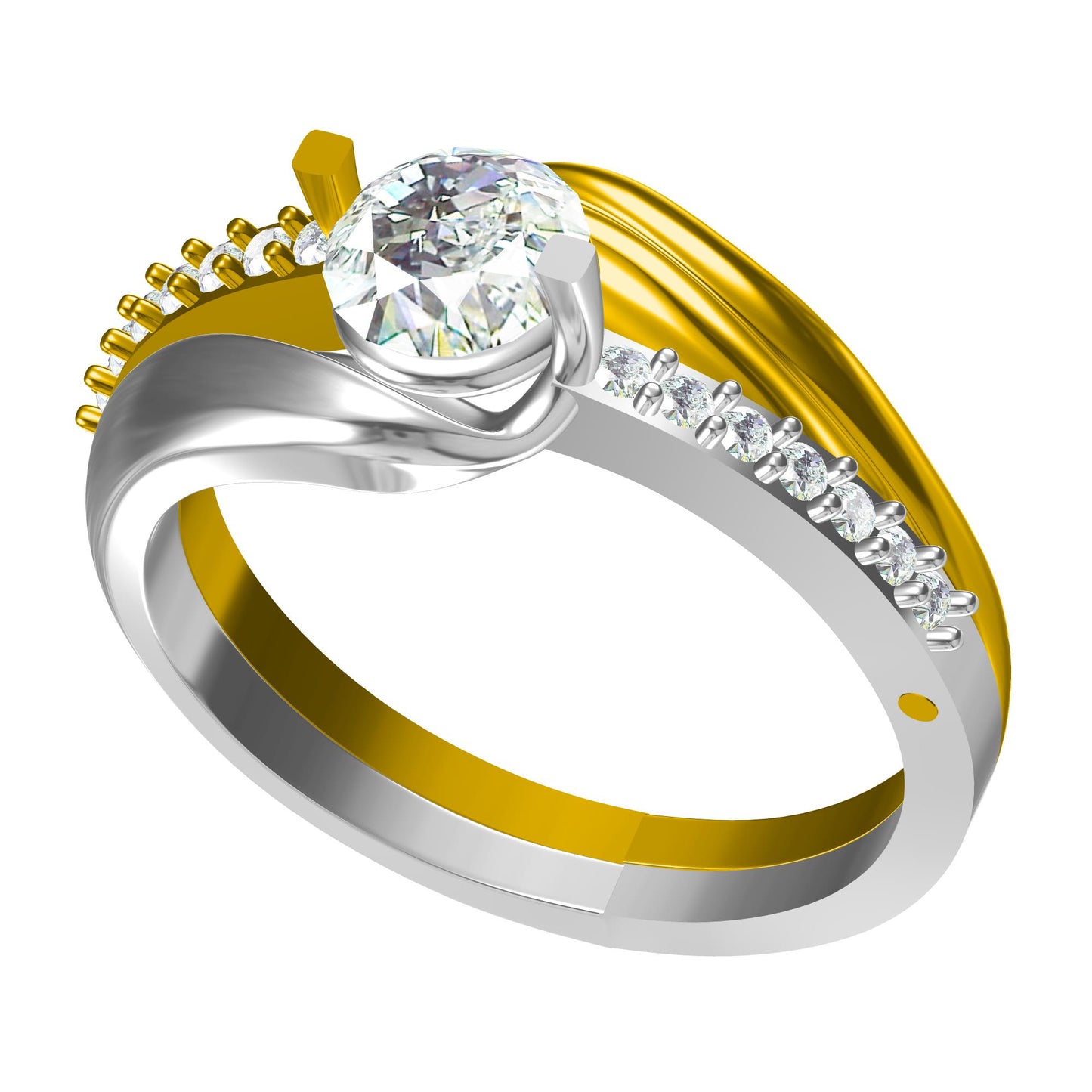 3D Ring Design Files Jewelry Models JCAD CR-0046M