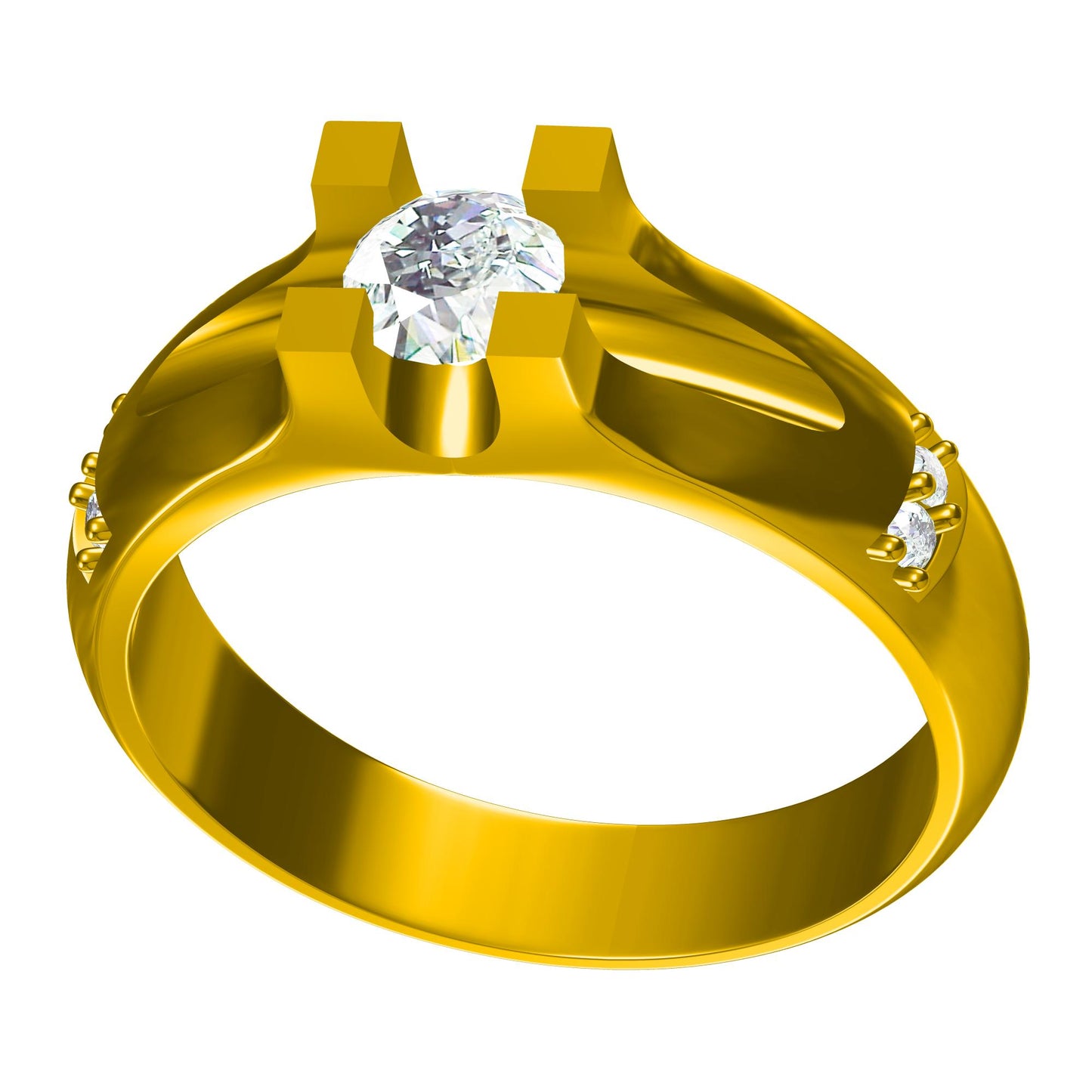 3D Jewelry Design Ring Files JCAD CR-0048M