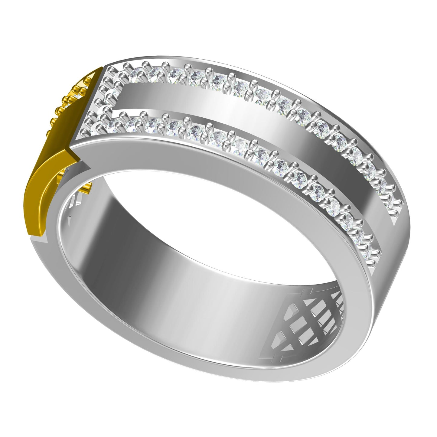 3D Ring Design Files Jewelry Models JCAD CR-0052M