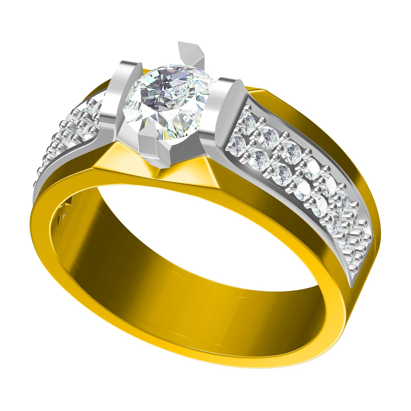 3D Ring Design Files Jewelry Models JCAD CR-0056M