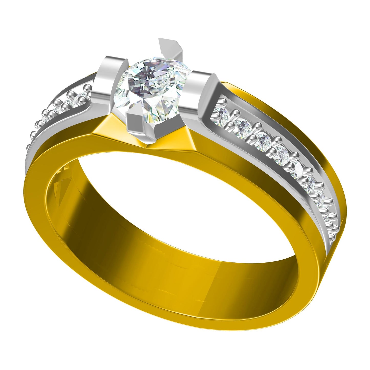 3D Ring Design Files Jewelry Models JCAD CR-0056M