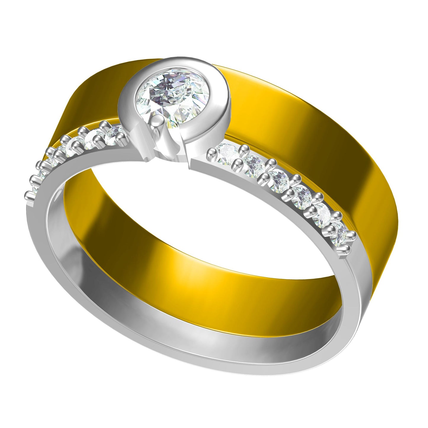 3D Ring Design Files Jewelry Models JCAD CR-0070M