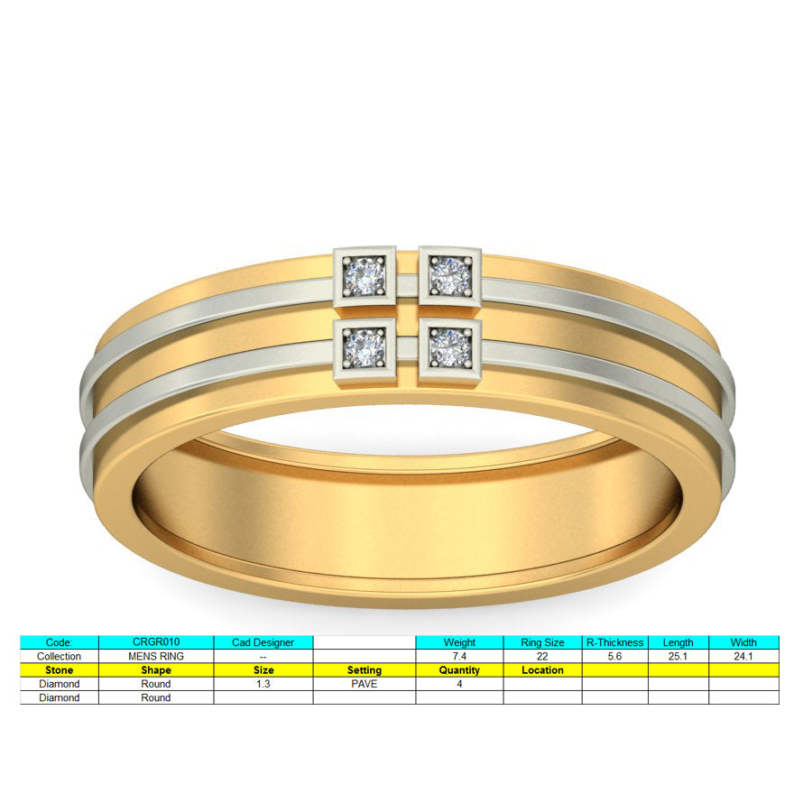 3D Jewelry Files Ring Model 3DM STL CRGR010