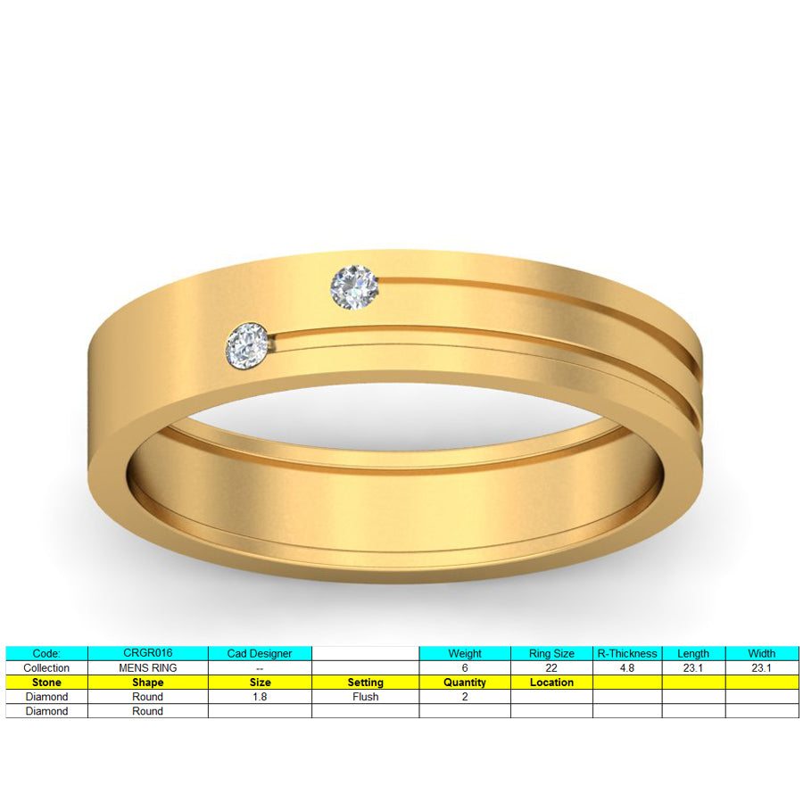 3D Jewelry Files Ring Model 3DM STL CRGR016