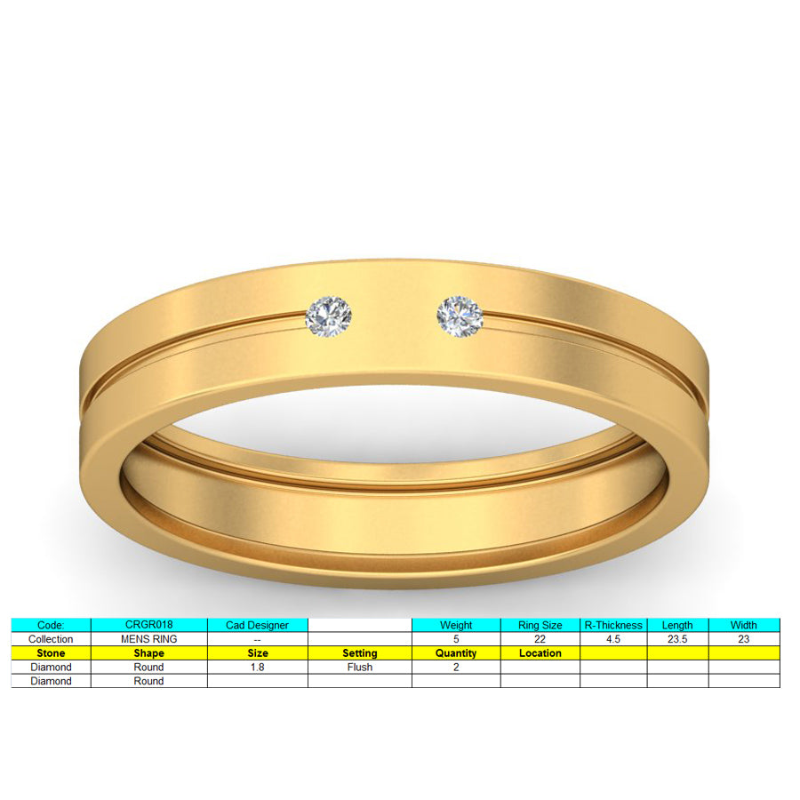 3D Jewelry Files Ring Model 3DM STL CRGR018