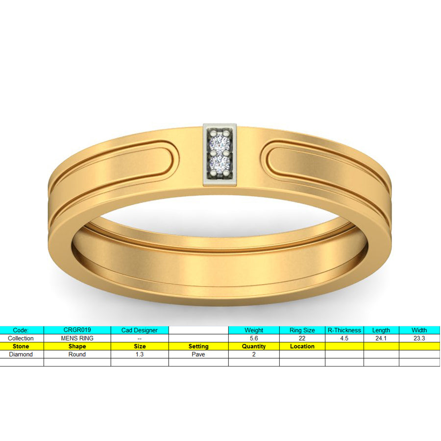 3D Jewelry Files Ring Model 3DM STL CRGR019