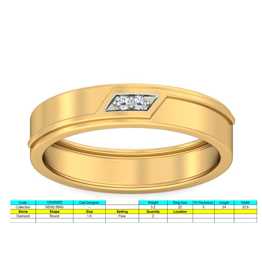 3D Jewelry Files Ring Model 3DM STL CRGR022