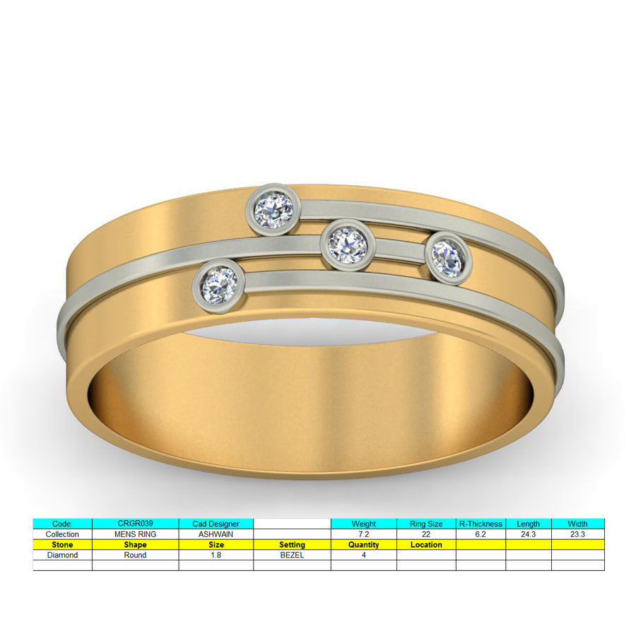 3D Jewelry Files Ring Model 3DM STL CRGR039