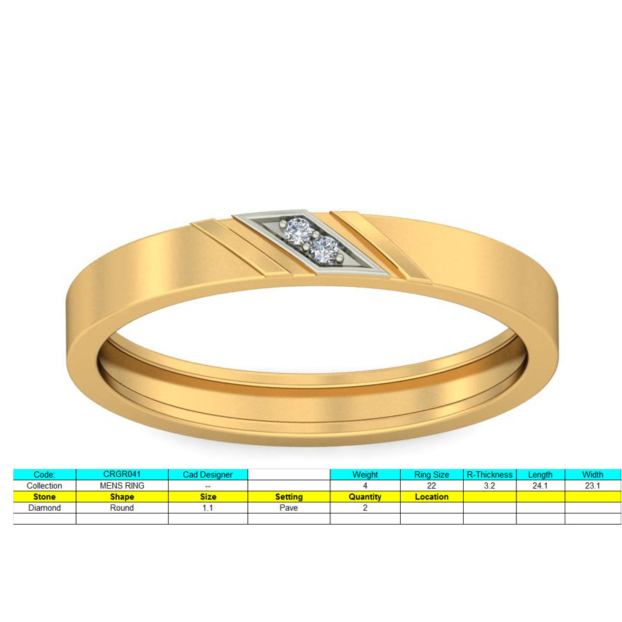 3D Jewelry Files Ring Model 3DM STL CRGR041