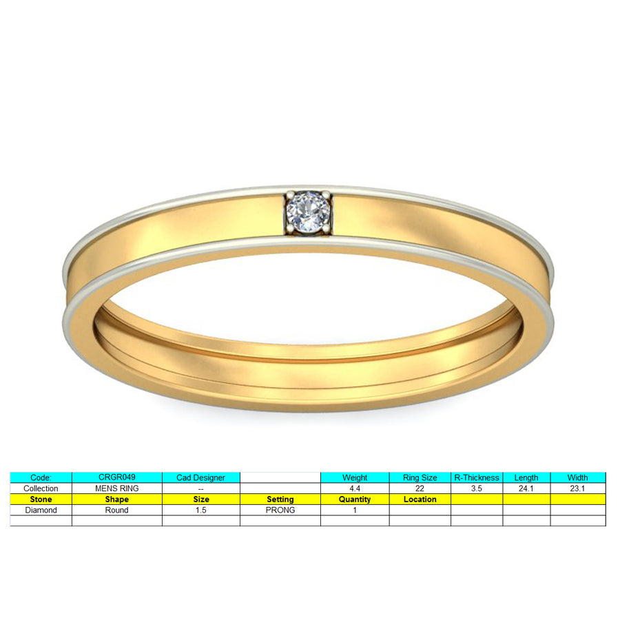 3D Jewelry Files Ring Model 3DM STL CRGR049