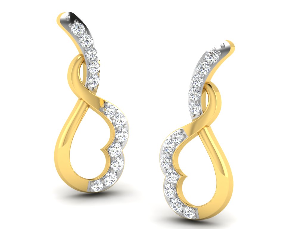 3D Jewelry Files Earring Model 3DM STL DE-2434