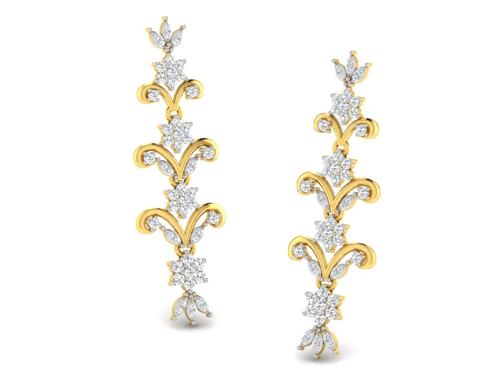 3D Jewelry Files Earring Model 3DM STL DE-2659