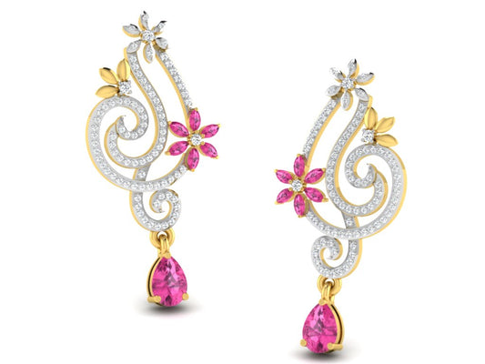 3D Jewelry Files Earring Model 3DM STL DE-2712