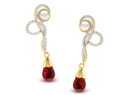 3D Jewelry Files Earring Model 3DM STL DE-2732