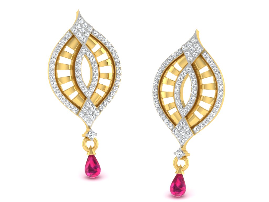 3D Jewelry Files Earring Model 3DM STL DE-2756