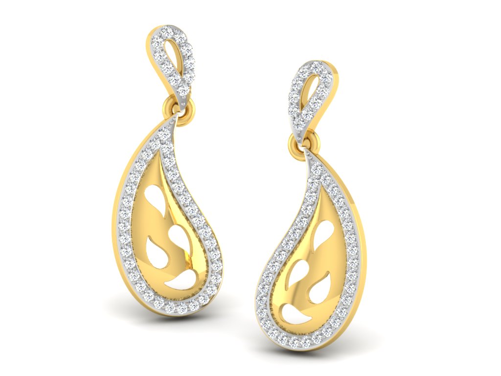 3D Jewelry Files Earring Model 3DM STL DE-2757