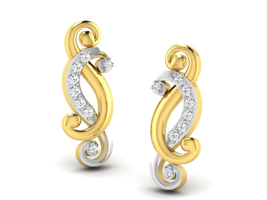 3D Jewelry Files Earring Model 3DM STL DE-2812