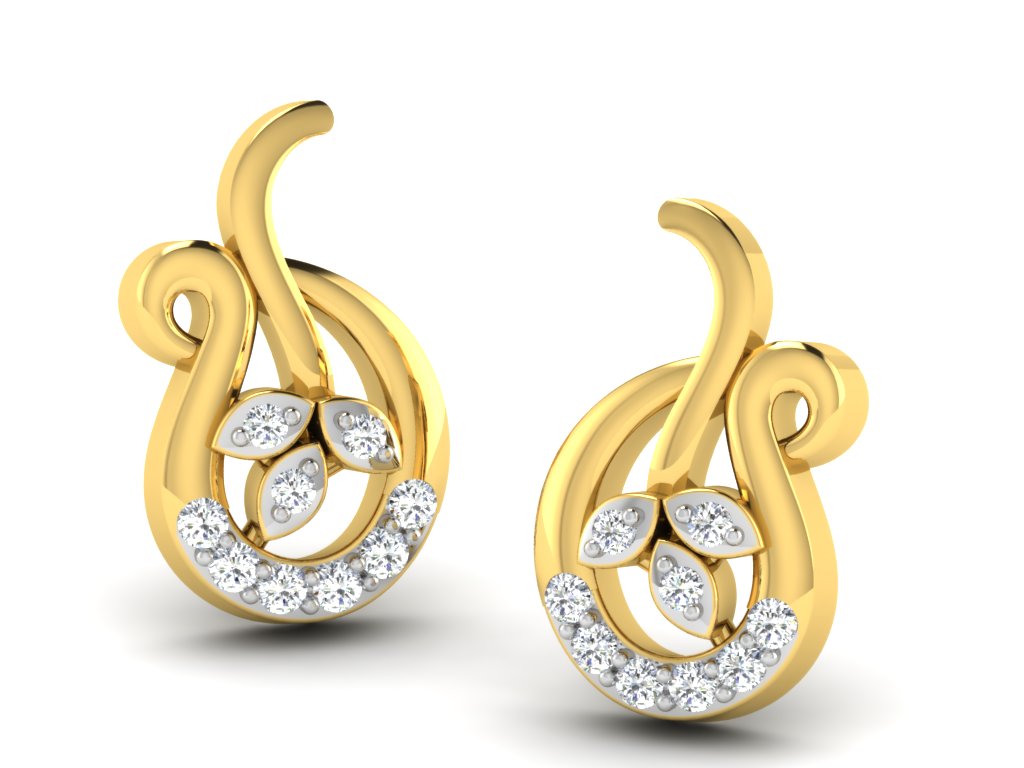 3D Jewelry Files Earring Model 3DM STL DE-2877