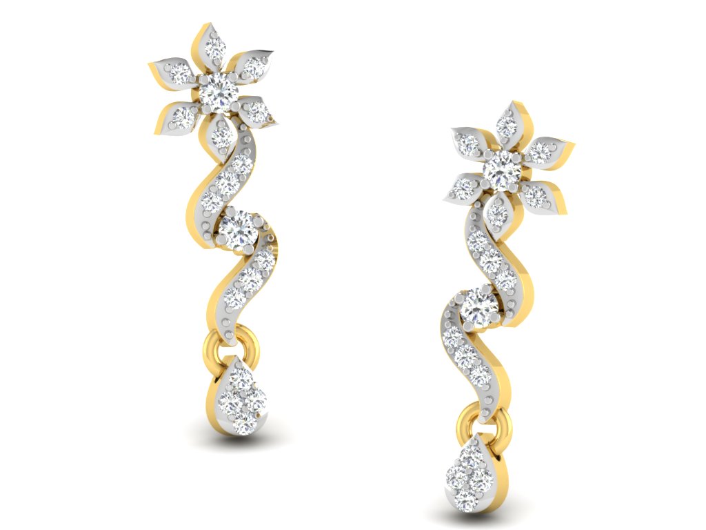 3D Jewelry Files Earring Model 3DM STL DE-2925