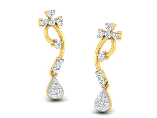 3D Jewelry Files Earring Model 3DM STL DE-2975