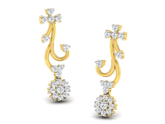 3D Jewelry Files Earring Model 3DM STL DE-2977