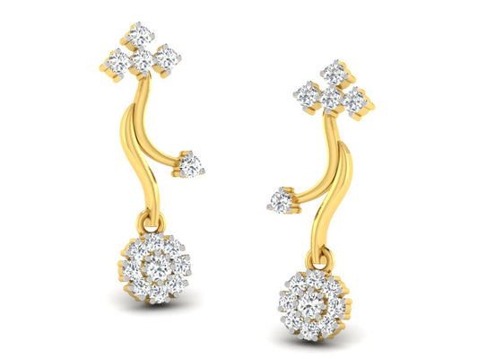 3D Jewelry Files Earring Model 3DM STL DE-2978