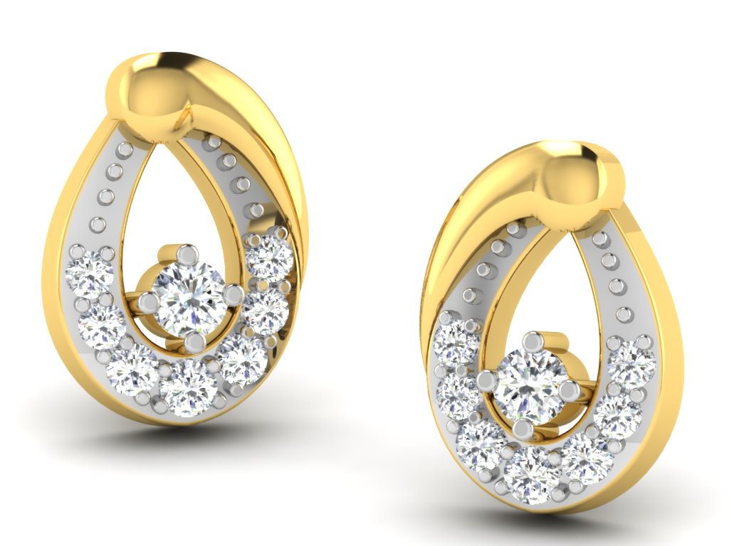 3D Jewelry Files Earring Model 3DM STL DE-2998