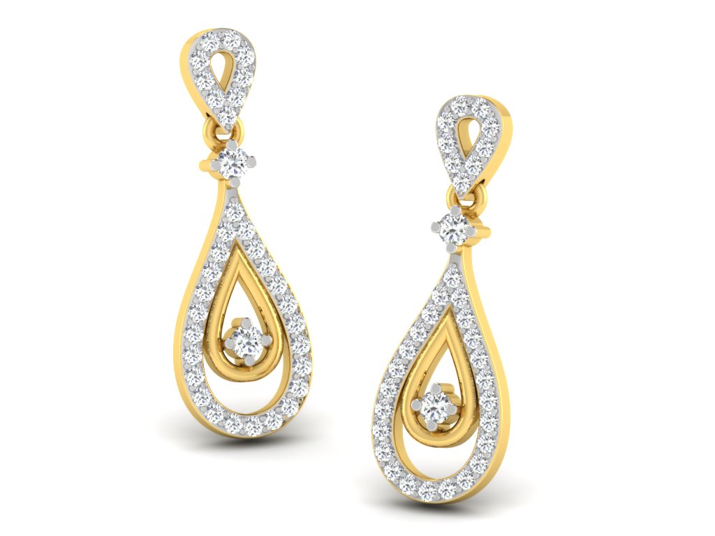 3D Jewelry Files Earring Model 3DM STL DE-3017