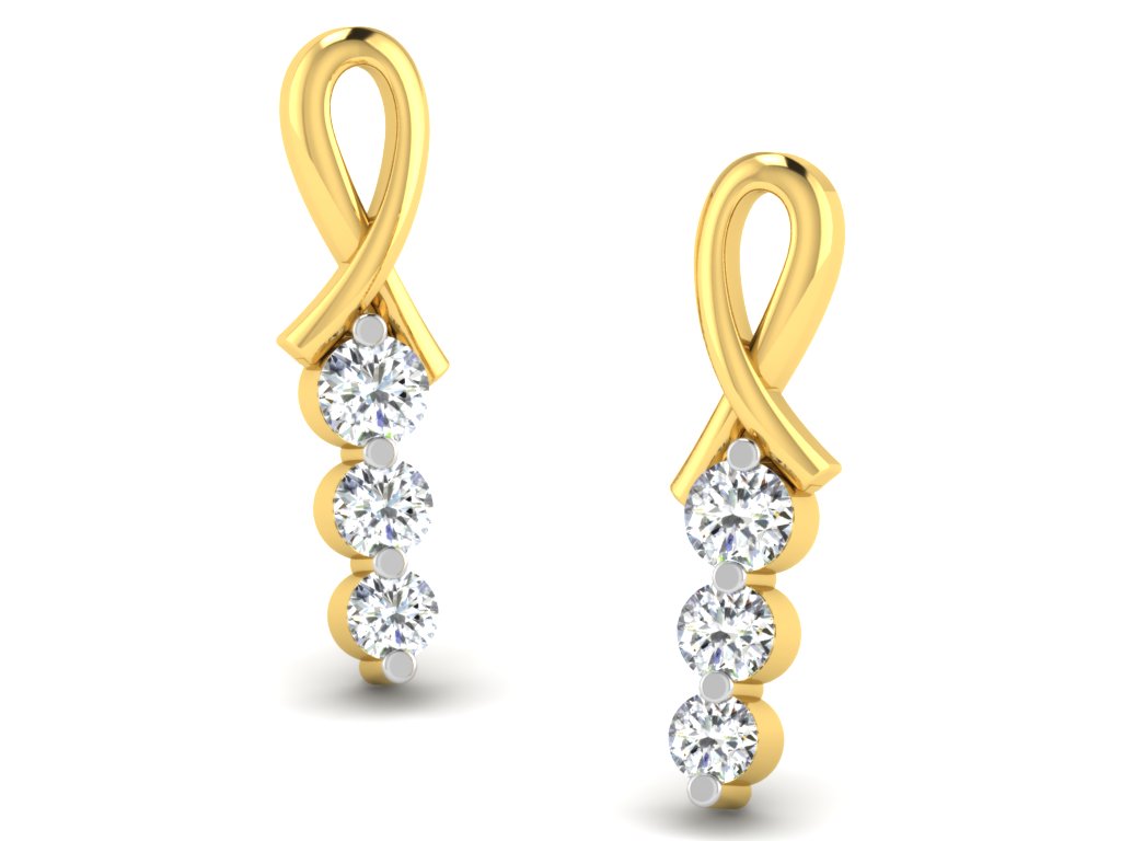 3D Jewelry Files Earring Model 3DM STL DE-3028