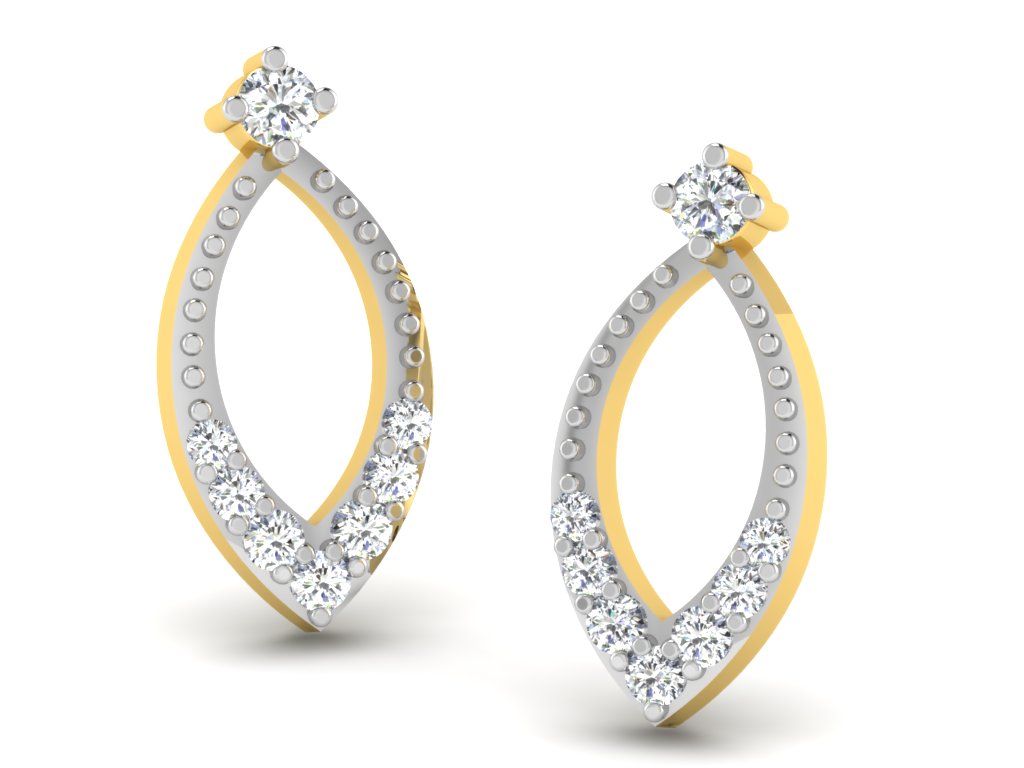 3D Jewelry Files Earring Model 3DM STL DE-3036