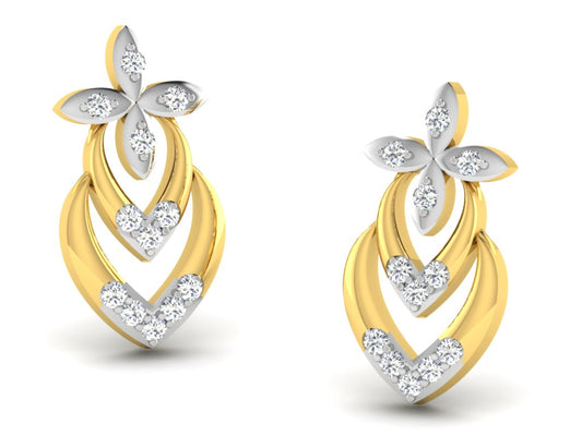 3D Jewelry Files Earring Model 3DM STL DE-3055