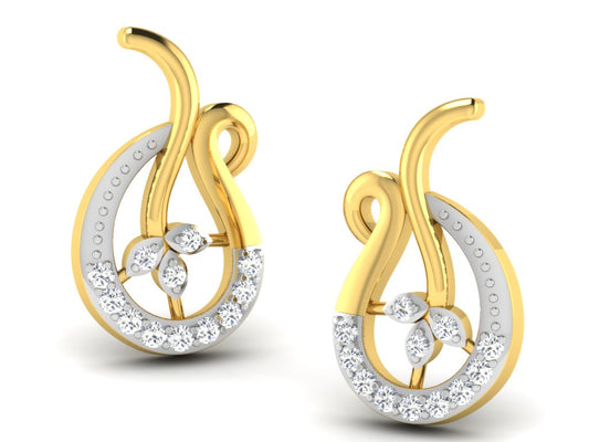 3D Jewelry Files Earring Model 3DM STL DE-3086