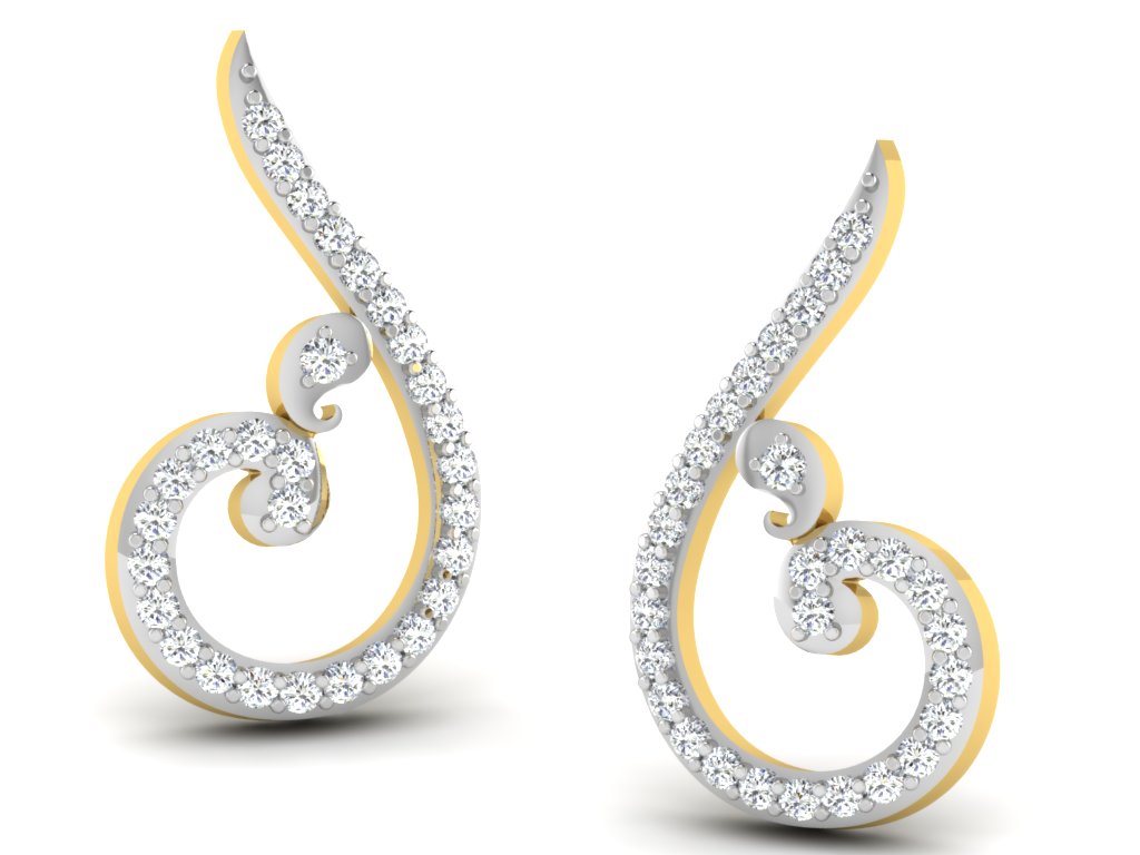 3D Jewelry Files Earring Model 3DM STL DE-3112