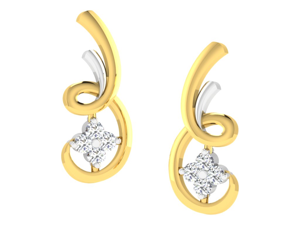 3D Jewelry Files Earring Model 3DM STL DE-3164