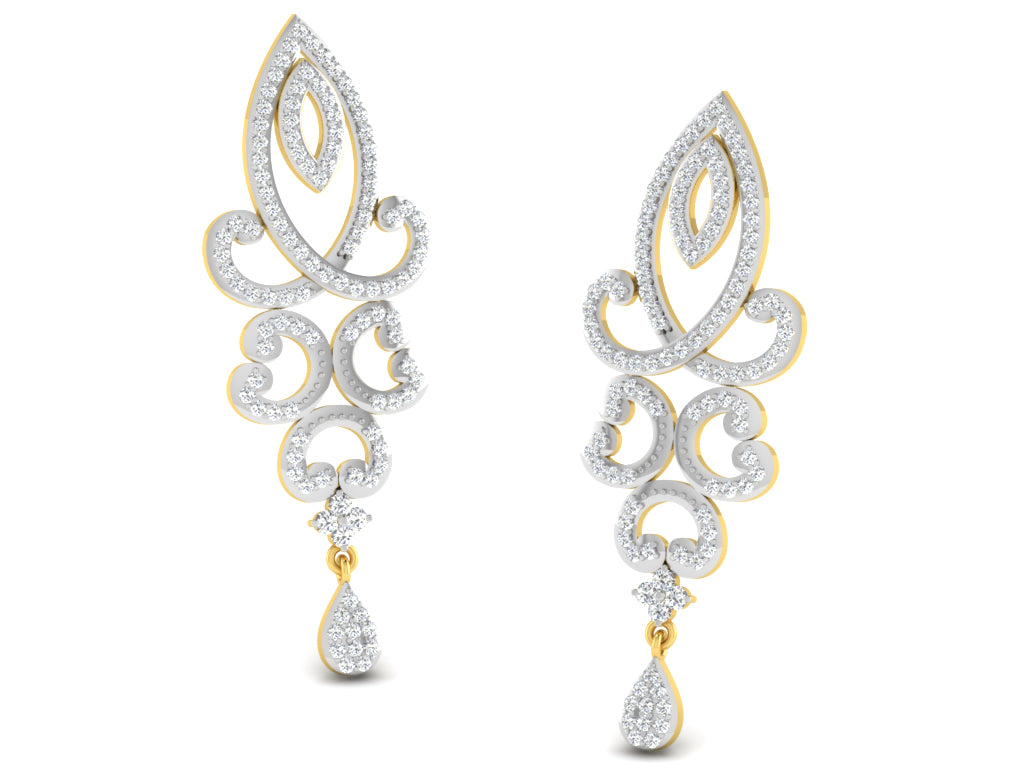 3D Jewelry Files Earring Model 3DM STL DE-3284