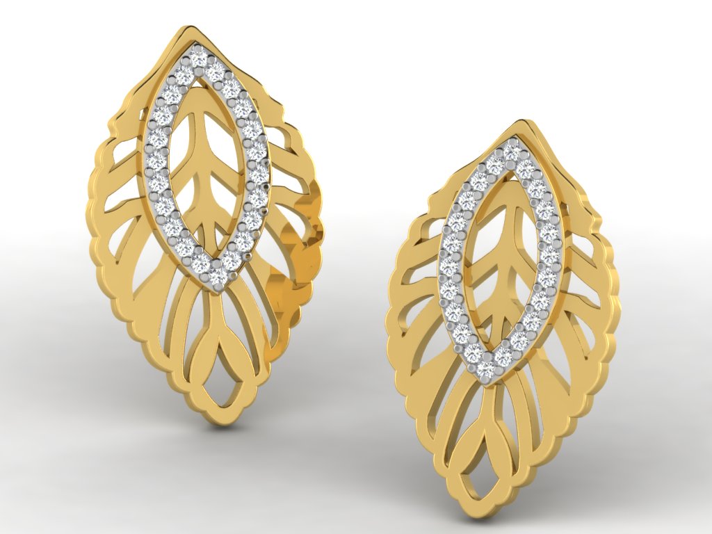 3D Jewelry Files Earring Model 3DM STL DE-3321