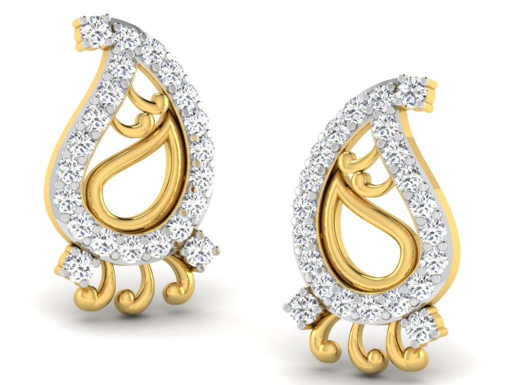 3D Jewelry Files Earring Model 3DM STL DE-3343