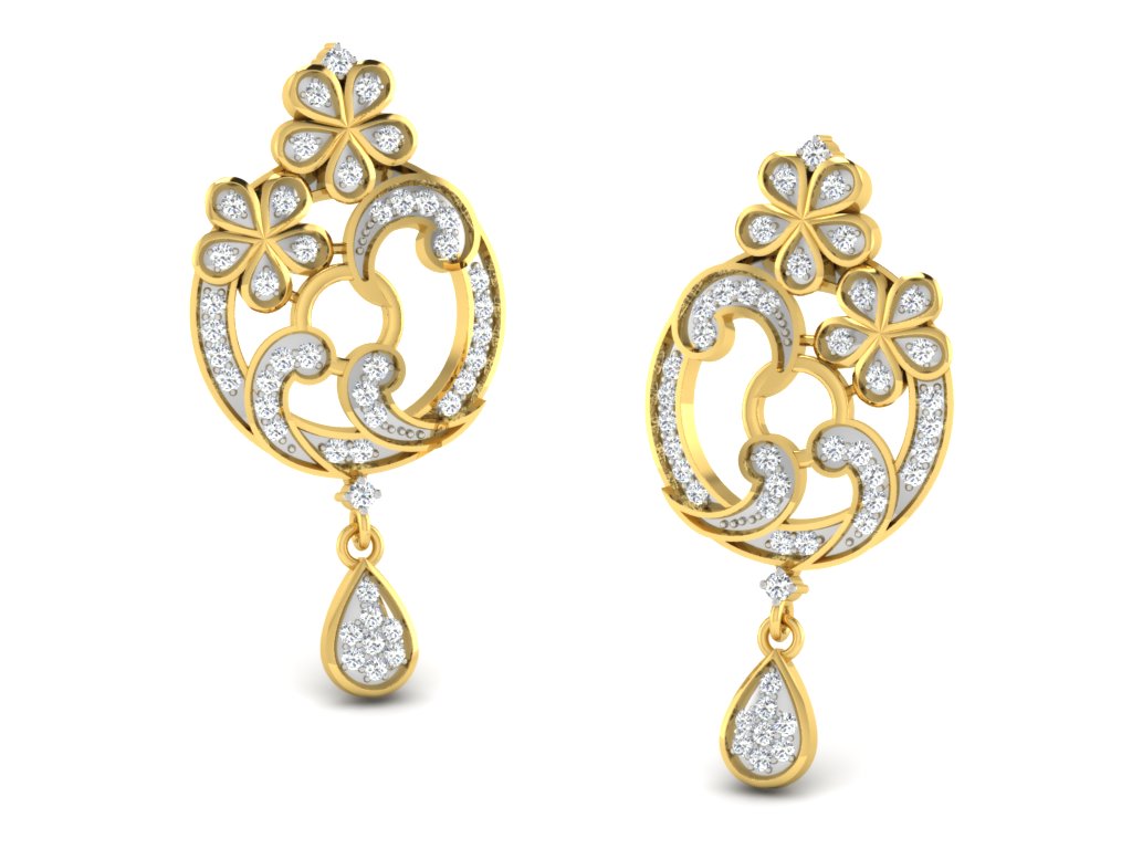 3D Jewelry Files Earring Model 3DM STL DE-3364