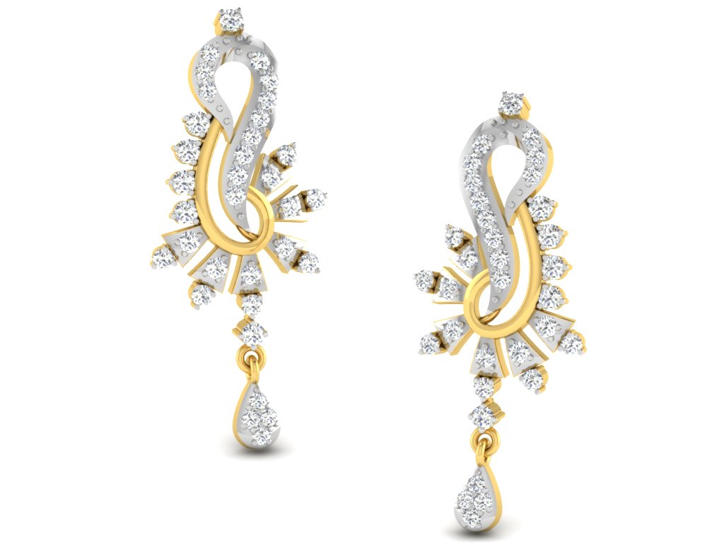 3D Jewelry Files Earring Model 3DM STL DE-3365